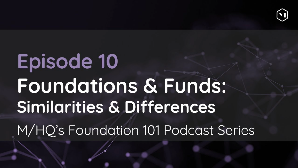 Episode 10 – Foundations & Funds: Similarities & Differences