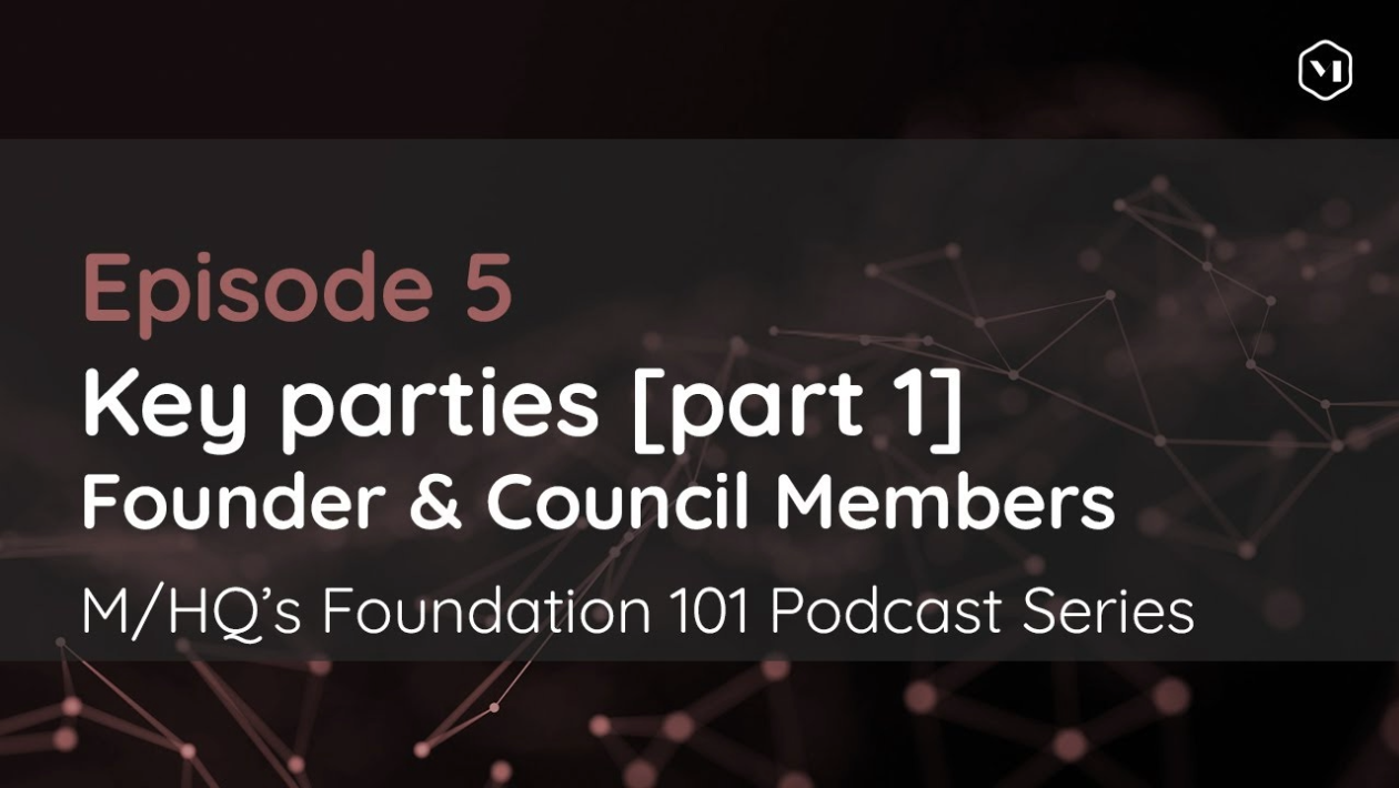 Episode 5 – Key parties [part 1]: Founder & Council Members