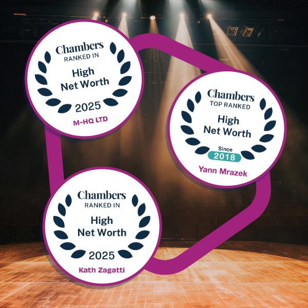 M/HQ ranked top for private wealth management in Chambers Global 2025 Guide | Yann Mrazek and Kath Zagatti ranked among top individual advisors in the UAE