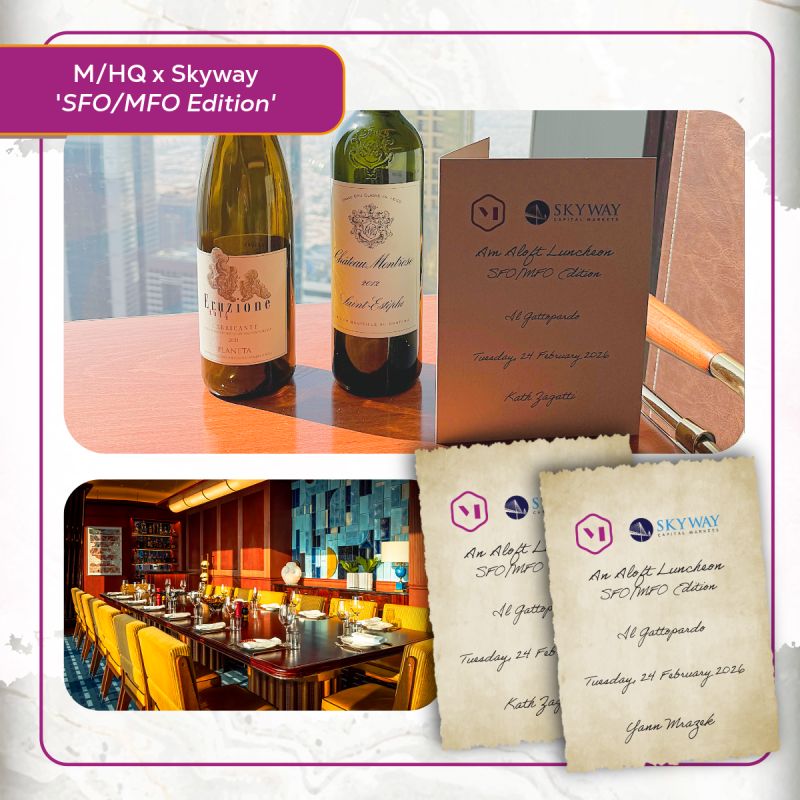 M/HQ’s ‘Aloft Luncheon’ Private Luncheon series – SFO/MFO Edition