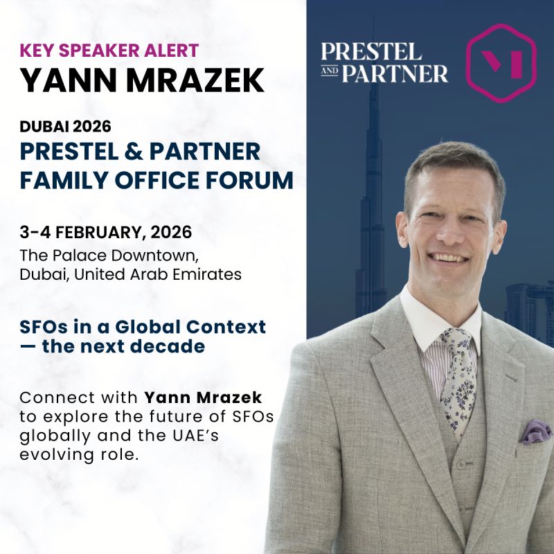 Prestel & Partners Family Office Forum Dubai 2026 – 3 weeks to go!